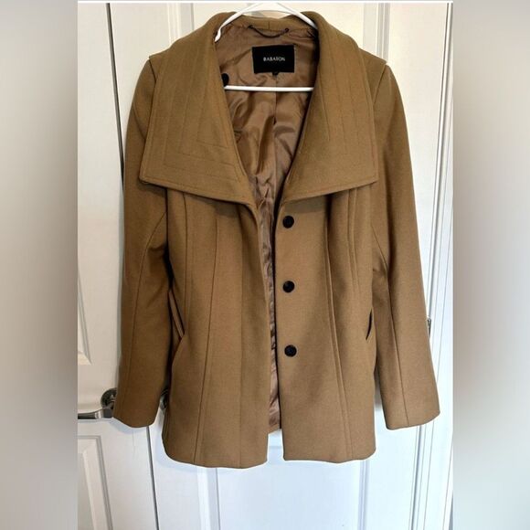 Aritzia Babaton Atelier Spencer Wool Coat jacket Womens Size Large - Picture 3 of 7